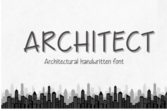 Architect: The Handwritten Font with a Modern Blueprint