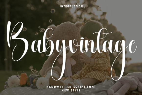 Babyvintage: Elevating Modern Design with Script Elegance