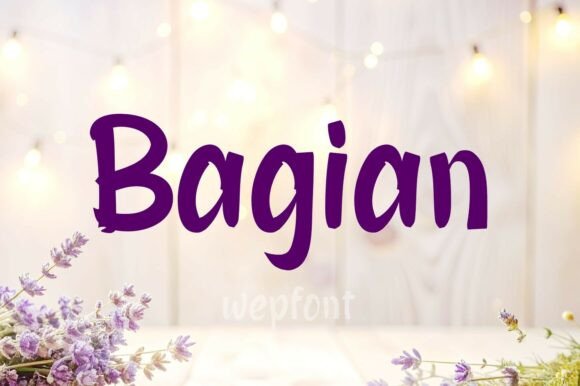 Bagian: A Handwritten Font for Authentic Branding