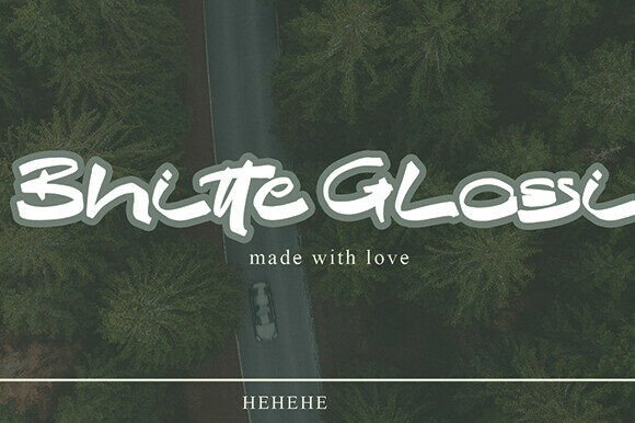 Bhitte Glossi: The Sweet Handwritten Font for Modern Design