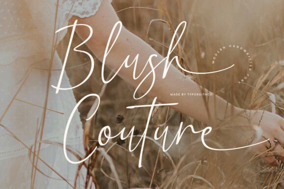 Blush Couture: Elevate Your Design with Elegant Typography