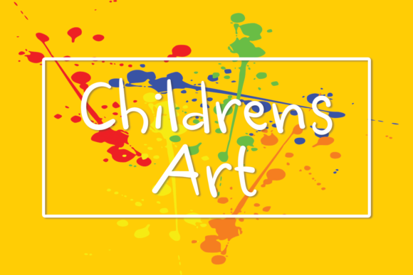Childrens Art: A Handwritten Font for Authentic Design