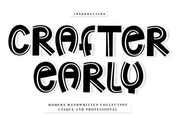 Crafter Early: A Handwritten Font for Timeless Design