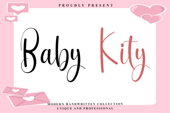 Discover Baby Kity: The Autumnal Script Font for Sophisticated Branding