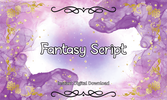 Enchant Your Designs with Fantasy Script Typography