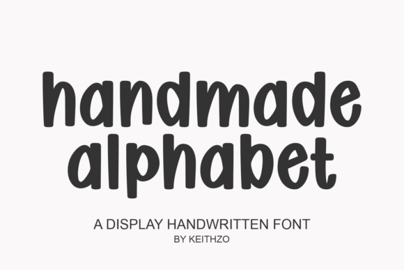 Handmade Alphabet: A Whimsical Font for Creative Design