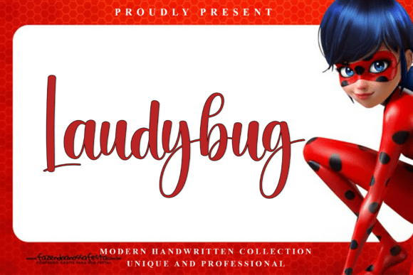 Laudybug: A Modern Handwritten Font for Crisp, Elegant Design