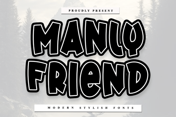 Manly Friend: Elevating Designs with Handwritten Charm