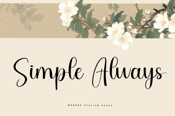 Simple Always: The Handwritten Font for Timeless Branding