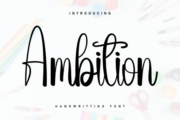 The Ambition Font: A Designer's Marker for Effortless Style