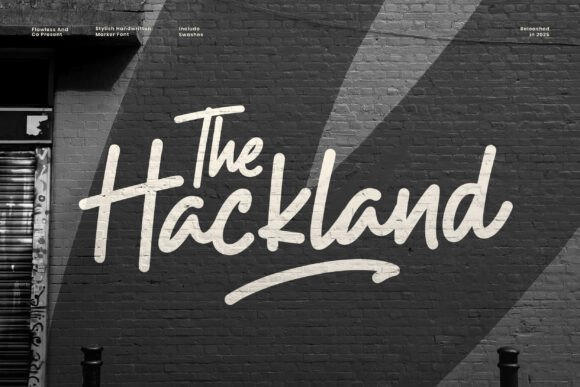 The Hackland: Bold Marker Font for Expressive Design