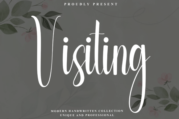 Visiting Font: Elevate Your Autumn Designs