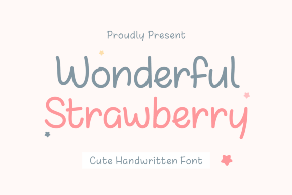 Wonderful Strawberry: A Sweet Handwritten Font for Modern Design