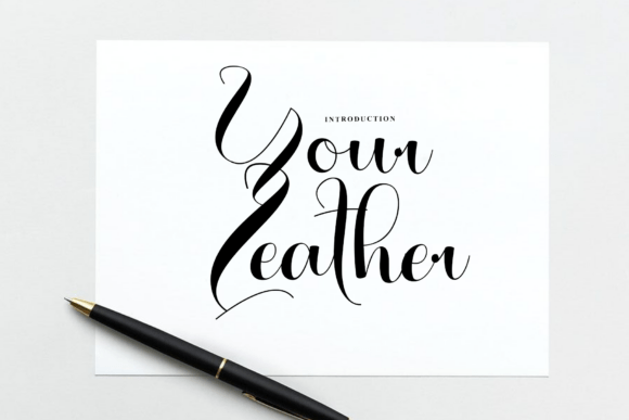 Your Leather: A Modern Script Font for Elegant Design